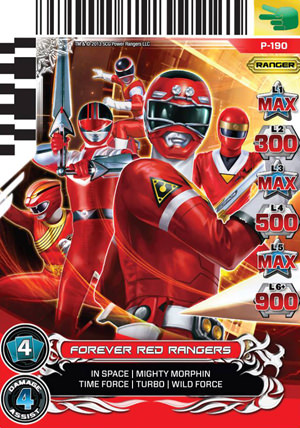 Power Ranger Forever Red